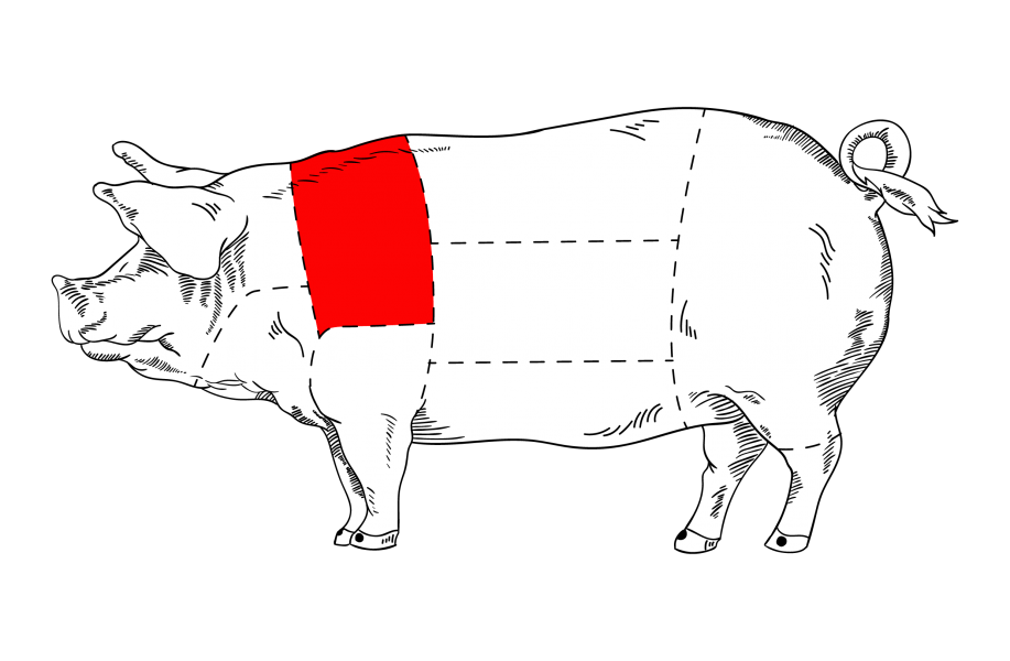 Vepřová krkovice s kostí